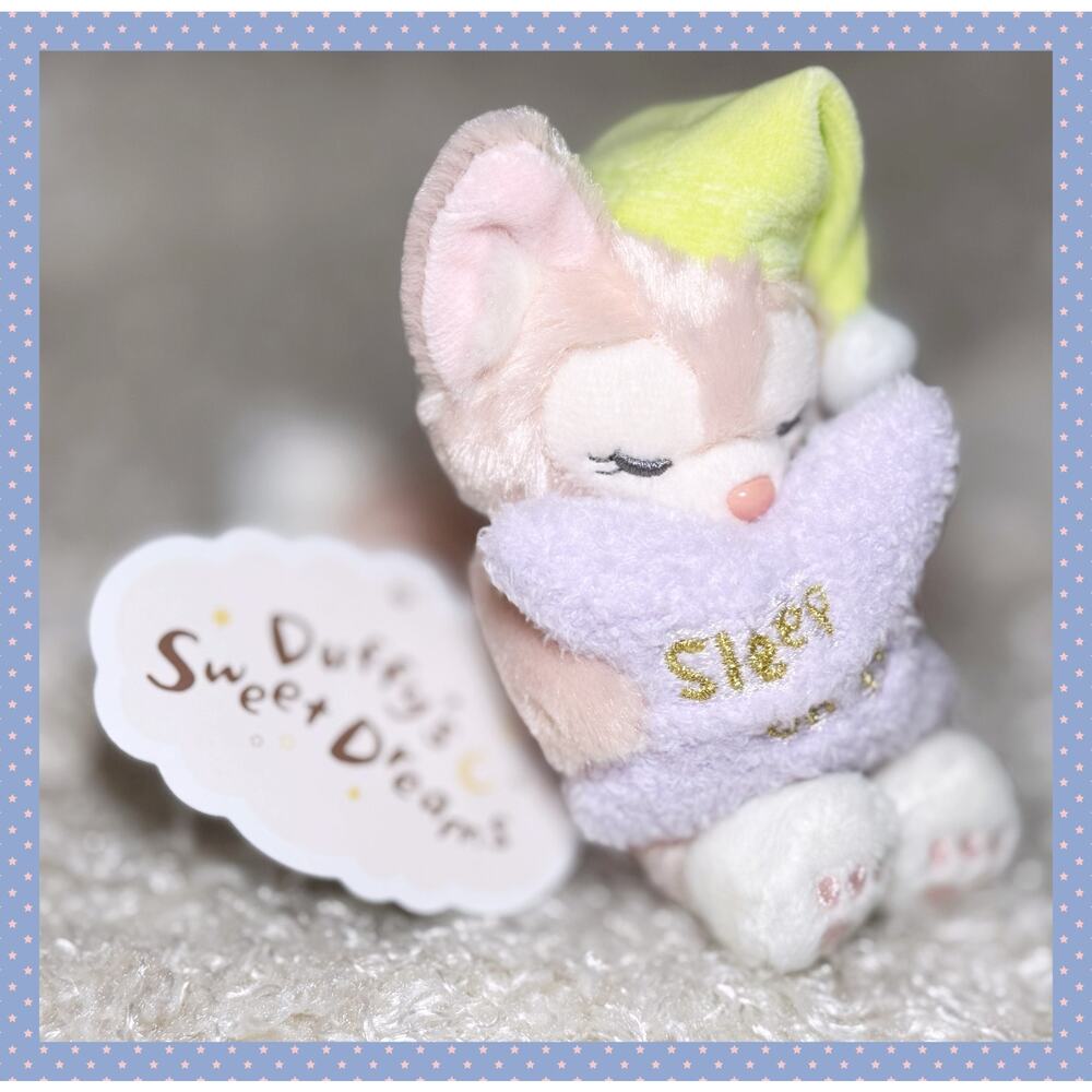 Tokyo Disney Sea LinaBell Duffy's Sweet Dreams Plush Keychain Bag Charm Badge